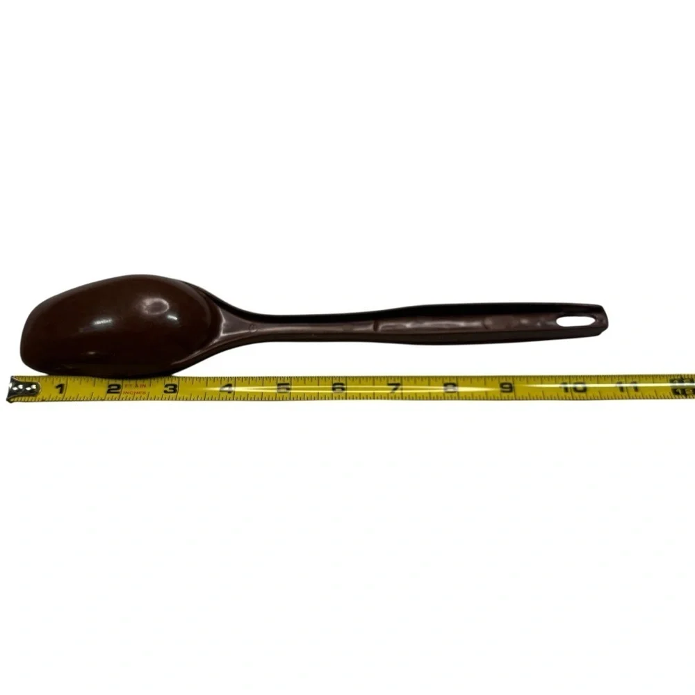 Vintage FOLEY Brown Nylon Mixing Spoon Kitchen Serving Utensil 1970s Country